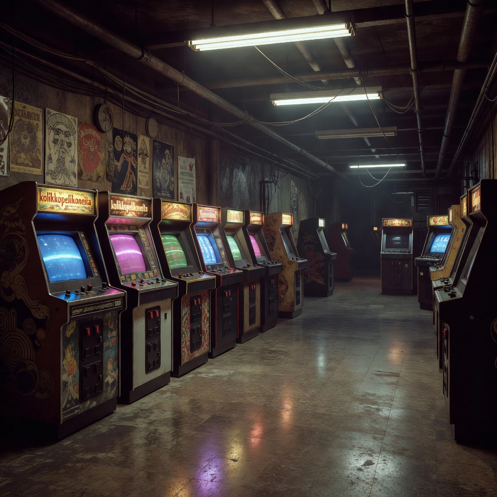 Pelihallin kolikkopelikoneita, artikkelikuva metroidvania-genren analyysille